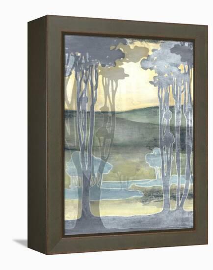 Non-Embellished Nouveau Landscape I-Jennifer Goldberger-Framed Stretched Canvas