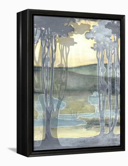 Non-Embellished Nouveau Landscape I-Jennifer Goldberger-Framed Stretched Canvas