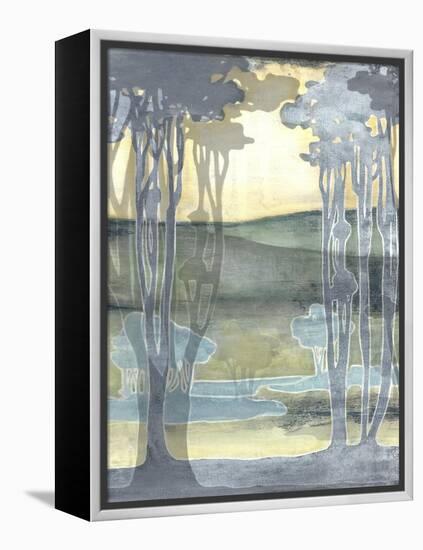 Non-Embellished Nouveau Landscape I-Jennifer Goldberger-Framed Stretched Canvas