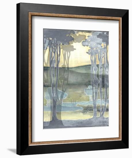 Non-Embellished Nouveau Landscape I-Jennifer Goldberger-Framed Art Print