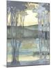 Non-Embellished Nouveau Landscape I-Jennifer Goldberger-Mounted Premium Giclee Print