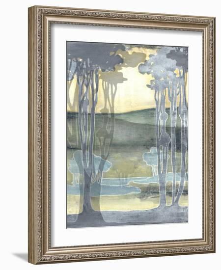 Non-Embellished Nouveau Landscape I-Jennifer Goldberger-Framed Art Print