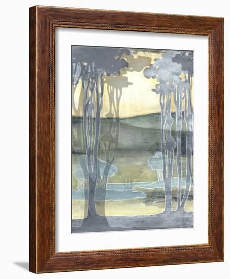 Non-Embellished Nouveau Landscape I-Jennifer Goldberger-Framed Art Print