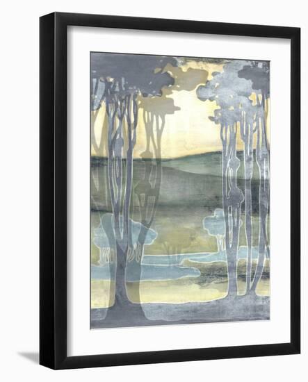 Non-Embellished Nouveau Landscape I-Jennifer Goldberger-Framed Art Print