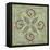 Non-Embellished Ornamental Tile V-null-Framed Stretched Canvas