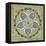 Non-Embellished Ornamental Tile VI-null-Framed Stretched Canvas