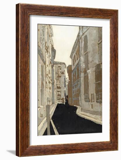 Non-Embellished Streets of Paris I-Megan Meagher-Framed Art Print