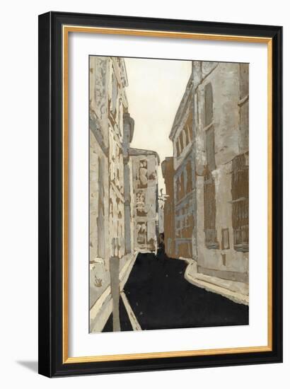 Non-Embellished Streets of Paris I-Megan Meagher-Framed Art Print