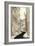 Non-Embellished Streets of Paris II-Megan Meagher-Framed Premium Giclee Print