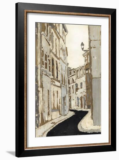 Non-Embellished Streets of Paris II-Megan Meagher-Framed Premium Giclee Print