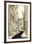 Non-Embellished Streets of Paris II-Megan Meagher-Framed Art Print