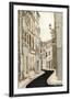 Non-Embellished Streets of Paris II-Megan Meagher-Framed Art Print