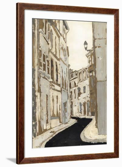 Non-Embellished Streets of Paris II-Megan Meagher-Framed Art Print