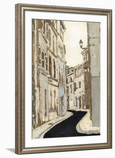 Non-Embellished Streets of Paris II-Megan Meagher-Framed Art Print