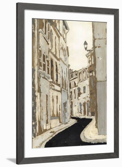 Non-Embellished Streets of Paris II-Megan Meagher-Framed Art Print