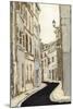 Non-Embellished Streets of Paris II-Megan Meagher-Mounted Art Print