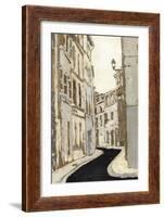 Non-Embellished Streets of Paris II-Megan Meagher-Framed Art Print