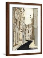 Non-Embellished Streets of Paris II-Megan Meagher-Framed Art Print