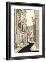 Non-Embellished Streets of Paris II-Megan Meagher-Framed Art Print