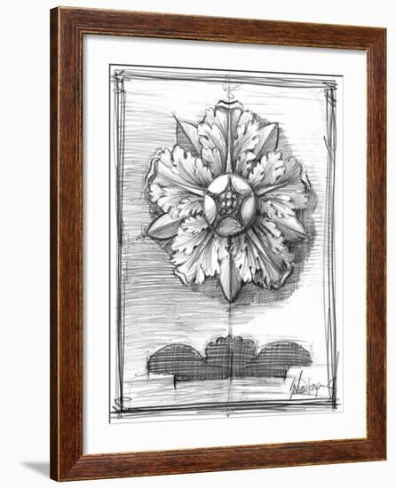 Non-Embld. Decorative Ornament II-Ethan Harper-Framed Art Print