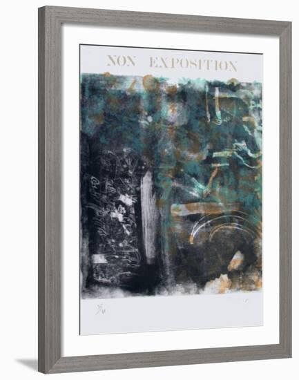 Non Exposition-Camille Bryen-Framed Limited Edition