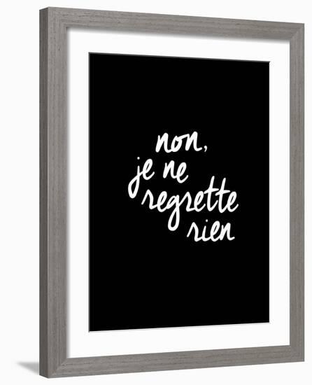 Non Je Ne Regrette Rien-Brett Wilson-Framed Art Print