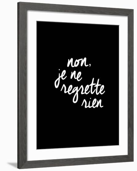 Non Je Ne Regrette Rien-Brett Wilson-Framed Art Print