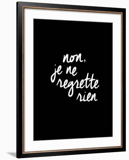 Non Je Ne Regrette Rien-Brett Wilson-Framed Art Print