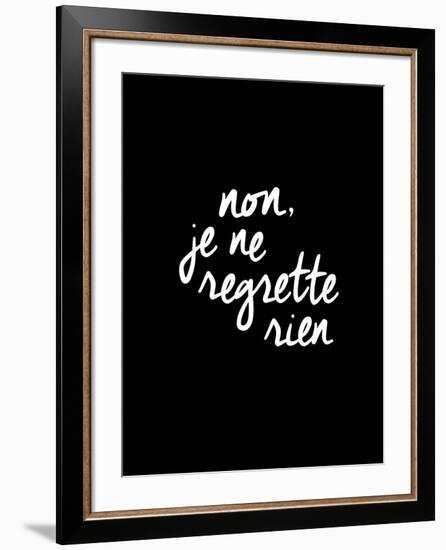 Non Je Ne Regrette Rien-Brett Wilson-Framed Art Print