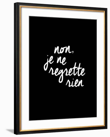 Non Je Ne Regrette Rien-Brett Wilson-Framed Art Print