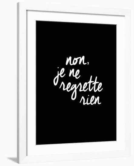 Non Je Ne Regrette Rien-Brett Wilson-Framed Art Print