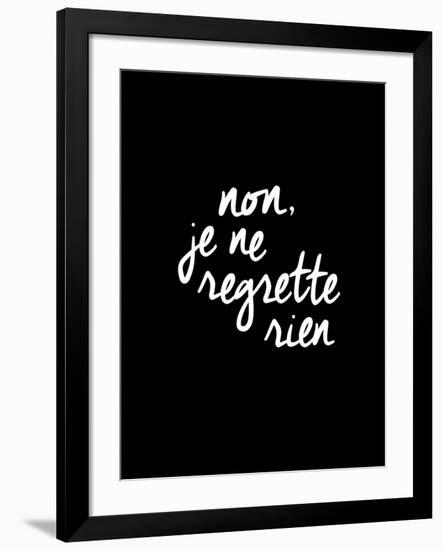 Non Je Ne Regrette Rien-Brett Wilson-Framed Art Print