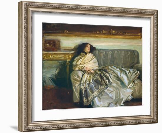 Nonchaloir (Repose), 1911-John Singer Sargent-Framed Art Print