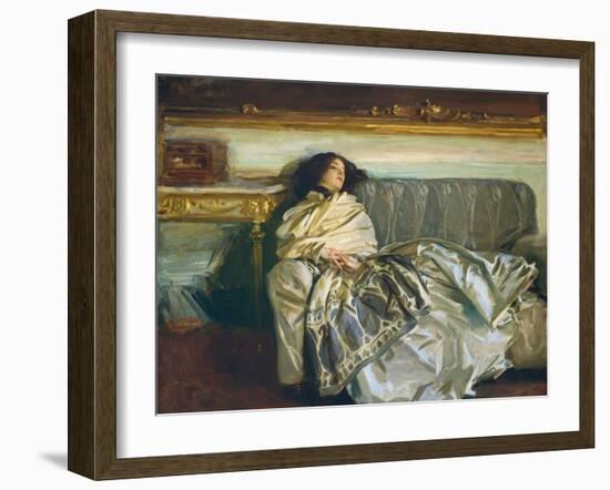 Nonchaloir (Repose), 1911-John Singer Sargent-Framed Art Print