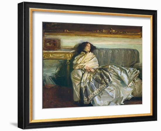 Nonchaloir (Repose), 1911-John Singer Sargent-Framed Art Print