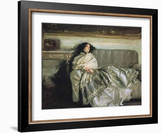 Nonchaloir (Repose)-John Singer Sargent-Framed Art Print