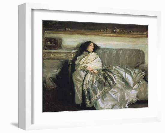 Nonchaloir (Repose)-John Singer Sargent-Framed Art Print