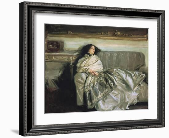 Nonchaloir (Repose)-John Singer Sargent-Framed Art Print