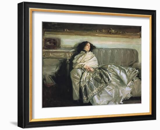 Nonchaloir (Repose)-John Singer Sargent-Framed Art Print