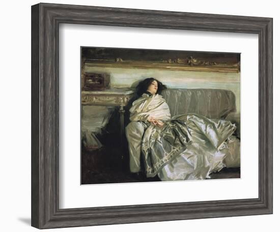 Nonchaloir (Repose)-John Singer Sargent-Framed Art Print