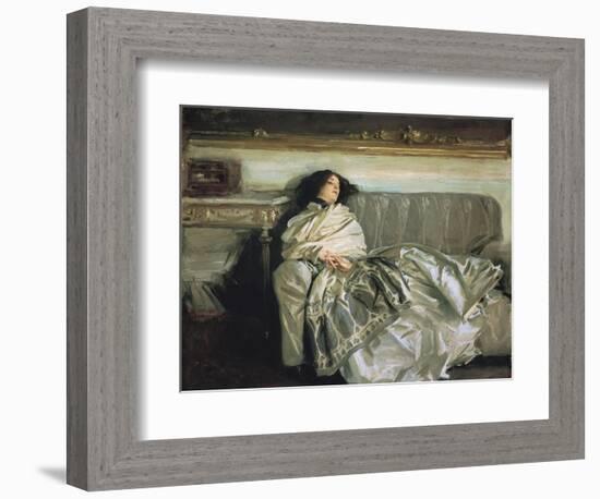 Nonchaloir (Repose)-John Singer Sargent-Framed Art Print