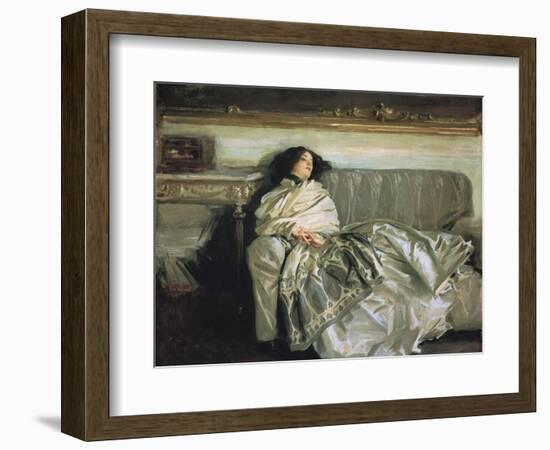 Nonchaloir (Repose)-John Singer Sargent-Framed Art Print