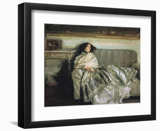 Nonchaloir (Repose)-John Singer Sargent-Framed Art Print