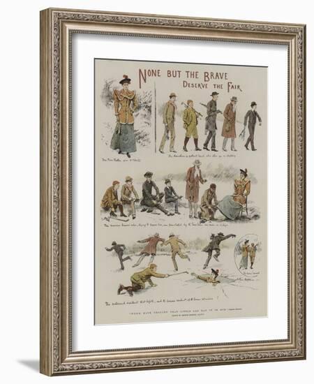 None But the Brave Deserve the Fair-Arthur Hopkins-Framed Giclee Print