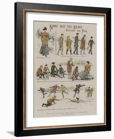 None But the Brave Deserve the Fair-Arthur Hopkins-Framed Giclee Print