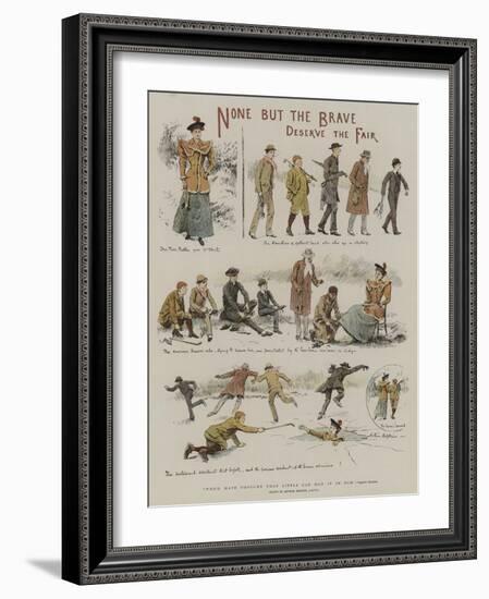 None But the Brave Deserve the Fair-Arthur Hopkins-Framed Giclee Print