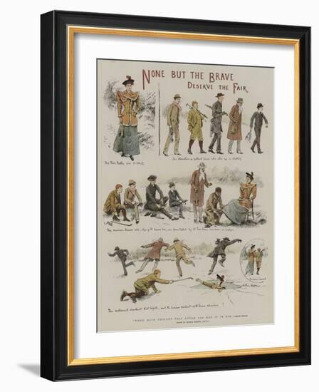 None But the Brave Deserve the Fair-Arthur Hopkins-Framed Giclee Print