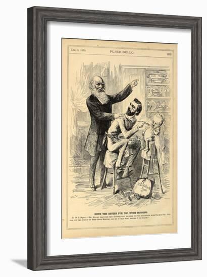 None the Better for Too Much Nursing, 1870-Henry Louis Stephens-Framed Giclee Print