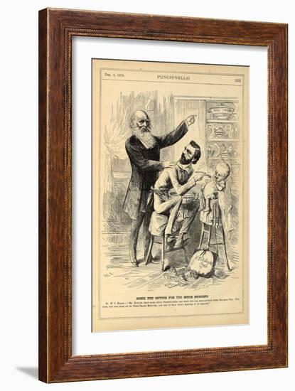 None the Better for Too Much Nursing, 1870-Henry Louis Stephens-Framed Giclee Print