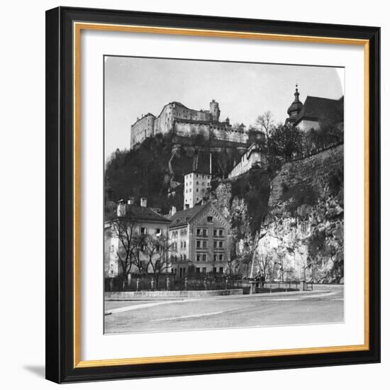 Nonnberg Abbey, Salzburg, Austria, C1900-Wurthle & Sons-Framed Photographic Print